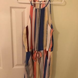 Boutique Stripped Romper Size Medium